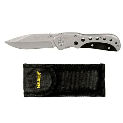 Navaja - navaja de 19,5 cm, fabricada en acero inoxidable, con mango ergonómico y hoja fácilmente plegable para mayor seguridad y comodidad.