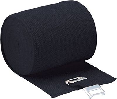 Höga Lastic-cor preta 4 cm x 5 m esticada, venda ideal permanente, embalagem de 2 (2 x 1 unidade)