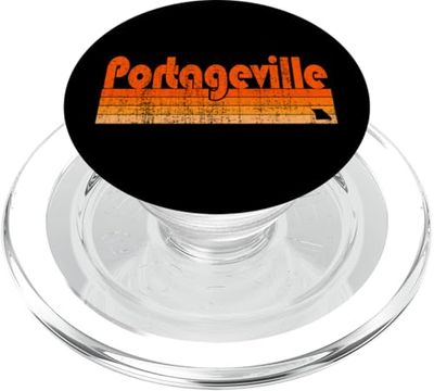 Portageville, Missouri, estilo retro de los años 80 PopSockets PopGrip para MagSafe