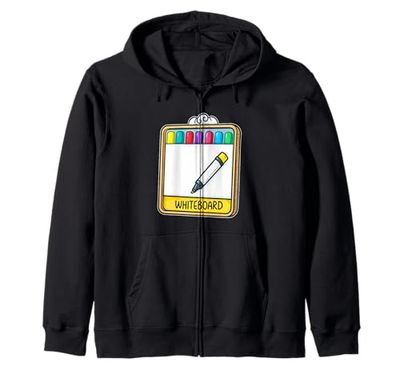 Set di pennarelli colorati per lavagna bianca Felpa con Cappuccio
