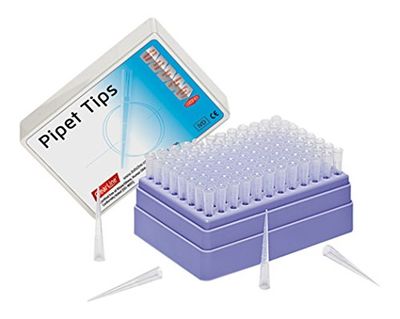 ClearLine 7460 Pointe Standard sans Filtre, Non Stérile sur Rack à Couvercle Coiffant, Coloris Naturel, 1-200 µl, Lot de 960