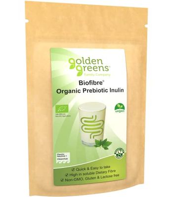 Golden Greens Organic Prebiotic Inulin Fibre, 250g