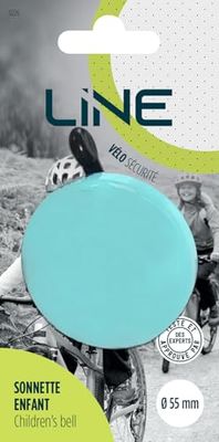 Campanello Bambini Blu - Campanello per Velo Bambino con FISSAGGIO Manubrio - LINE