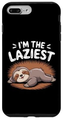sloth i´m the laziest, cute lovely lazy sleepy sloth Case for iPhone 7 Plus/8 Plus