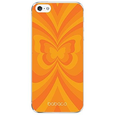 ERT GROUP mobiel telefoonhoesje voor Iphone 5/5S/SE origineel en officieel erkend Babaco patroon Butterflies 001 optimaal aangepast aan de vorm van de mobiele telefoon, hoesje is gemaakt van TPU