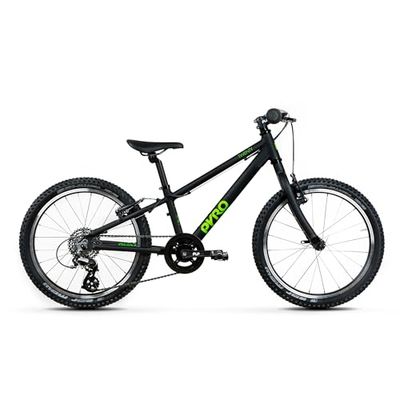 TechniBike PYRO TWENTY – lätt barncykel 20 tum för flickor och pojkar (styre med 8-växlad Shimano, ergonomisk sadel, från 7,6 kg)