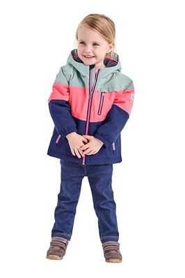 Killtec Bambini Giacca da sci/giacca funzionale con cappuccio e ghetta antineve FISW 3 MNS SKI JCKT, steel mint, 122, 38914-000