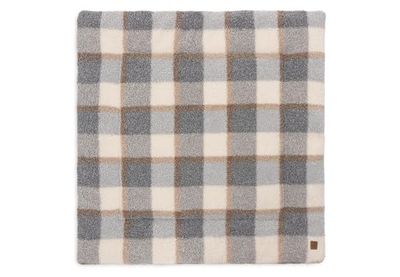 Jollein Krypfilt för baby – Check Boucle – 100% polyester – lekmatta – 100 x 100 cm – lekfilt baby