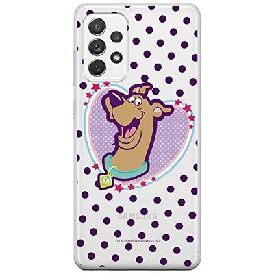 ERT GROUP mobiltelefonfodral för Samsung A52 5G / A52 LTE 4G / A52S 5G originalt och officiellt licensierat Scooby Doo mönster 005 anpassad till formen på mobiltelefonen, gedeeltelijk transparant