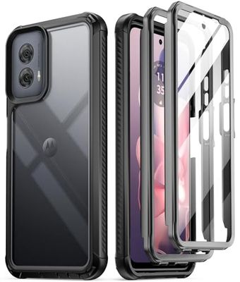 Poetic Guardian - Custodia per Motorola Moto G Power 5G 2024 [non adatta alla versione 2023], [testato contro cadute di grado Mil-Grade 6,1 m, copertura antiurto integrale con pellicola protettiva