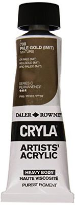 Daler-Rowney Cryla Acrylic 75 ml Pale Gold Imit, Professional Artists