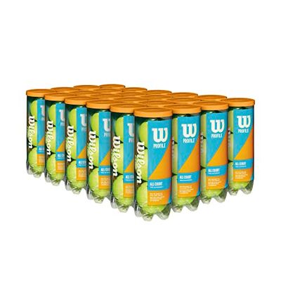 Wilson Prime All Court - Palline da tennis, 1 custodia (72 palline)