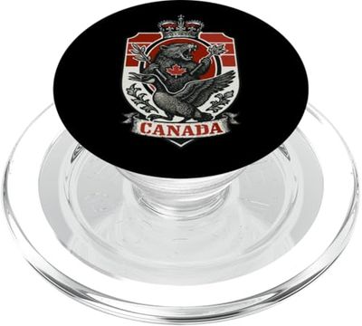 Canadian Crest Industrious Beaver Ungovernable Goose PopSockets PopGrip para MagSafe