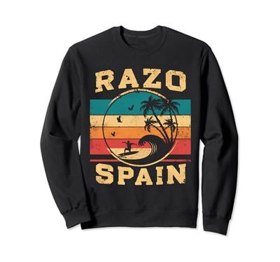 Razo Spain City Appassionato Di Onde Del Surf Felpa