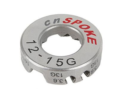 Super B Herramienta de radios, acero, 3.2 mm (14/15G), 3.4 mm (14/15G), 3.6 mm (13G), 3.9 mm (12G)