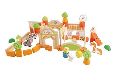 Trudi Sevi 83063 - Caja de construcciones “Rancho Sevi” (53 pzas) cm 38x23x5,5