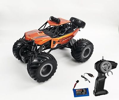 DF Models DF Jumbo Foot V2 Off-Roader 1:10 RTR (Longueur x Largeur x Hauteur : 430 x 280 x 260 mm, Poids : 1400 g, à partir de 6 Ans, Voiture, Camion) 9945