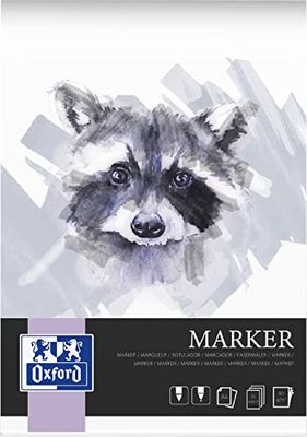 Oxford Marker pad A4, 15 Sheets, 180 g, Shortened