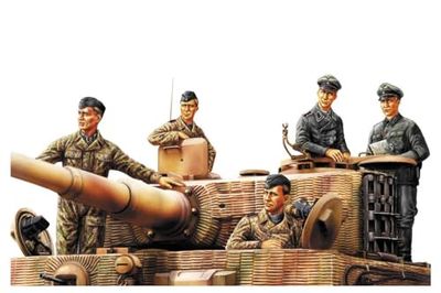 Hobby Boss 084401 1/35 Duitse pantserbezetting, Normandie 1944 modelbouwset, verschillende