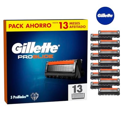 Gillette ProGlide 13 ricariche per rasoio da uomo + adesivo Gillette