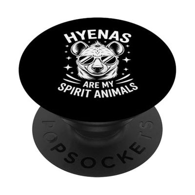 Hyenas Spirit Animals Funny Hyena PopSockets Adhesive PopGrip