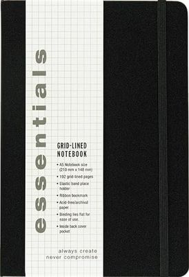 Peter Pauper Press Essentials Grid-lined Notebook, Large, A5 Size (Journal, Diary)