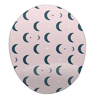 Bonamaison, Tapis de Souris Ergonomique avec Repose-Poignet - Impression numérique - pour Le Bureau et la Maison - 20 x 23 cm