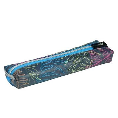 SWEETCOLOR Kleine etui voor school, universiteit en universiteit, meerkleurig, afmetingen: 5 x 9 x 3,5 cm, Meerkleurig, 5 X 9 X 3,5 cm, pennenetui voor school