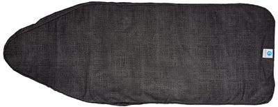 Brabantia Housse pour Table à Repasser C, 124 X 45 cm - Coton, Mousse 4 mm & Feutre 4 mm – Denim Black