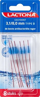 Lactona Easydent B 3.1-8 mm sans support, 8 pièces