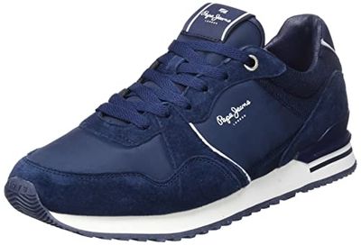 Pepe Jeans Heren London City Sneaker, 595navy, 10 UK, 595marine, 42 EU