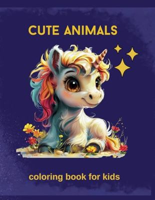 Cute Animals coloring book for kids