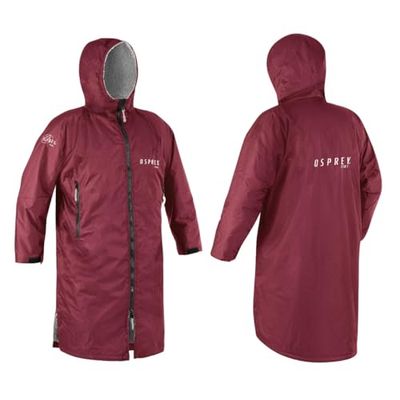 Osprey Aankleedjas voor kinderen en volwassenen, waterdichte omkleedjas, zwem- en strandjas, uniseks, kastanjebruin