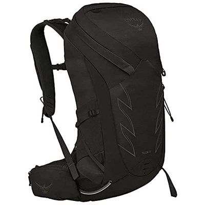 Osprey Talon Mochilas multisport para hombres - Panel trasero Airscape - Ajuste ventilado y ceñido al cuerpo - Ligera y rápida para cualquier terreno, Stealth Black, Talla única, 6 L