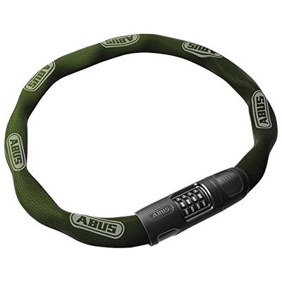 ABUS 61492 Antirrobo de bicicleta, verde, 85 cm