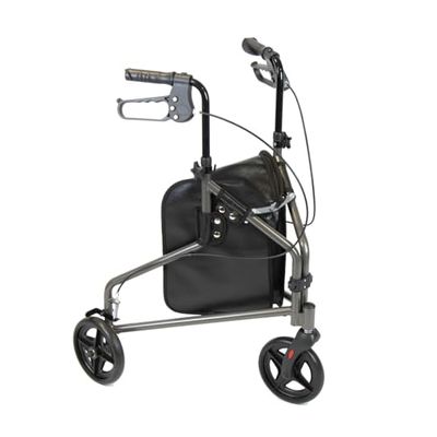NRS Healthcare Déambulateur 3 roues Argenté