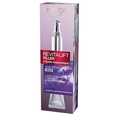 L'Oréal Paris Soin Yeux Revolumisant Embout Double Applicateur Révolutionnaire Revitalift filler Concentra-se no ácido hyaluronique pur, 15 ml