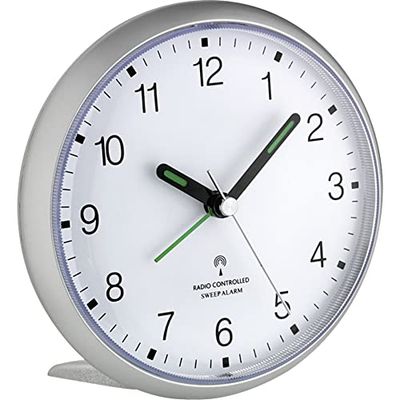 TFA Dostmann 60.1506 Despertador mecânico, prateado