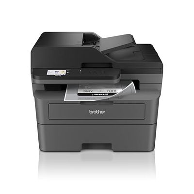 Brother DCPL2665DW Stampante Multifunzione Laser Monocromatica 3 in 1, 34 ppm, Stampa Fronte Retro Automatica, Display Touchscreen da 6.8 cm, Colore Nero