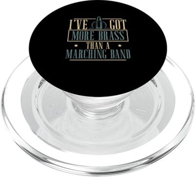 Tengo más metales que un rodaje de banco de banda de marcha PopSockets PopGrip para MagSafe