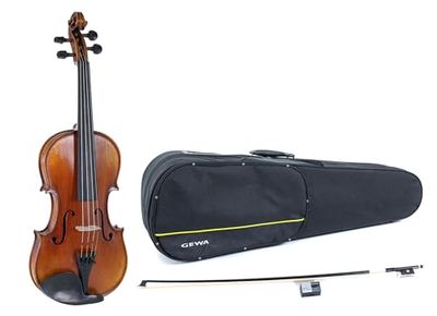 GEWA Maestro 2 VL 4 Violin Set 1/4 Ready to Play Including Shape Case, Carbon Bow and Larsen Aurora Strings