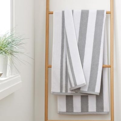 Bianca Toallas de baño Reversibles de 600 g/m², 100% algodón, Color Gris