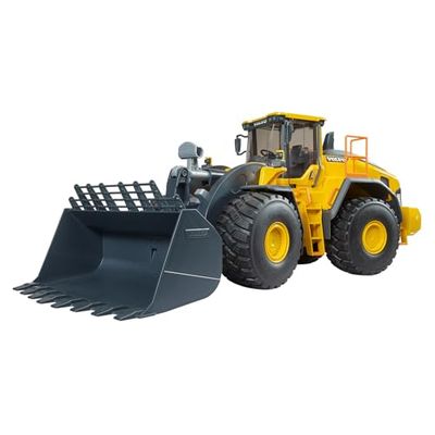 bruder 02458 - Volvo L260H cargadora de ruedas, vehículo de construcción, obra, cargadora, juguete