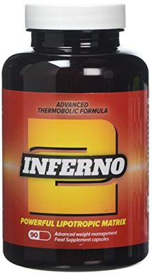 FAT BURNER COMPANY Inferno 2 Capsules, Pack of 90