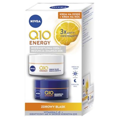 NIVEA Confezione da 2 – Q10 ENERGY Crema giorno e notte (2 x 50 ml)
