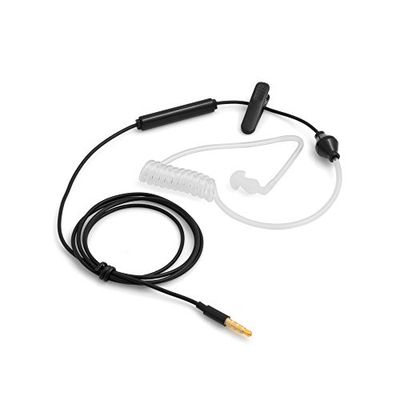 Sistema de S einohr Anti de Haz Anti-Radiation Auricular Auriculares con Tubo Smartphone Teléfono Móvil Tablet PC Negro