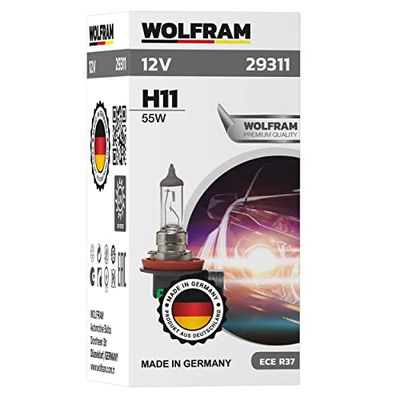 Wolfram NEW GEN SILVER, SOCKET HALOGEN BULB H11, 12V, 55W, 29311, folding box (1 lamp)