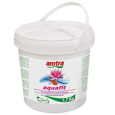 Amtra Biopond Acquafit - Stabilisateur pour l'Eau dess Bassins, Stabilise les Param Ph Kh Gh - 1,7 kg