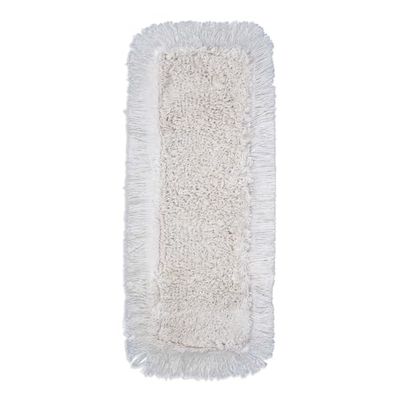 Emerson Mocio in cotone, 40 cm, scopa per pavimento, sistema di montaggio tascabile, assorbe l'umidità e pulisce perfettamente lo sporco, 1 pezzo