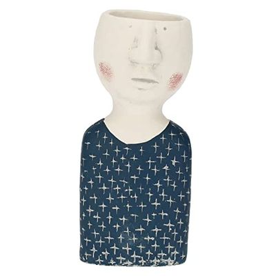 RITUALI DOMESTICI - Cachepot Babbo - Arredo Casa, Cachepot - Linea Gliaristocratici - Idea Regalo - Cemento - Ø 15; h33 cm